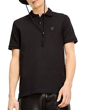 The Kooples Slim Fit Black Polo Shirt