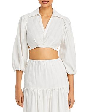 Significant Other Jordan Cropped Blouse