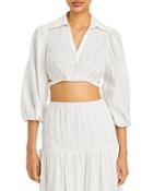 Significant Other Jordan Cropped Blouse