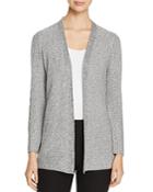 Eileen Fisher Marled Knit Open Front Cardigan