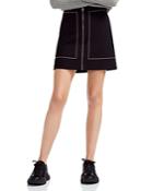 Maje Jimage Studded A-line Mini Skirt