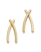 Bloomingdale's Medium X Drop Earrings In 14k Yellow Gold - 100% Exclusive