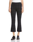 Bailey 44 Marie Plaid Cropped Flared Pants