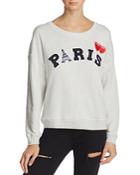 Rails Kelli Paris Applique Sweatshirt