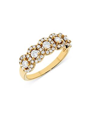Bloomingdale's Diamond Multi- Halo Ring In 14k Yellow Gold, 0.75 Ct. T.w. - 100% Exclusive