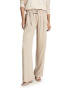 Reiss Odin Pull On Wide Leg Pants