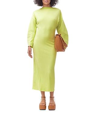 Simon Miller Wide Rib Knit Midi Sweater Dress