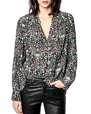 Zadig & Voltaire Tink Kaleidoscope Print Blouse