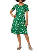 Leota Giselle Printed Fit And Flare Dress