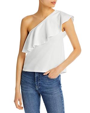 Amur Femi Ruffled One Shoulder Tee