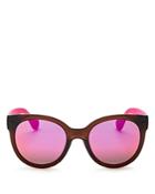 Havaianas Norohna Mirrored Cat Eye Sunglasses, 52mm