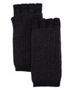 John Varvatos Star Usa Texture-knit Fingerless Gloves