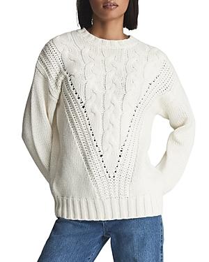 Reiss Chloe Cable Knit Sweater
