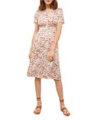 Gerard Darel Stacey Crinkle Floral Dress