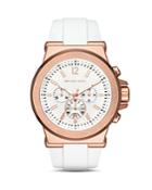 Michael Kors Dylan Silicone Watch, 48mm