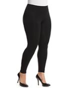 Eileen Fisher Plus Viscose Jersey Ankle Leggings