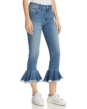 Mavi Tessa Cheeky High Rise Skinny Jeans In Mid Brushed Cheeky