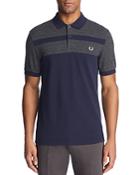 Fred Perry Stripe Pique Short Sleeve Polo Shirt