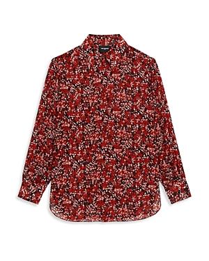 The Kooples Burning Flowers Shirt