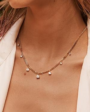 Luv Aj Cher Diamante Link Necklace, 16.25-17.75