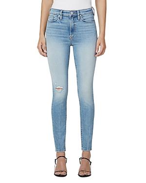Hudson Jeans Barbara High Waist Super Skinny Jeans In Shooting Star