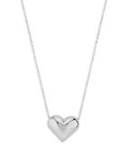 Bloomingdale's Puffed Heart Pendant Necklace In Sterling Silver, 18 - 100% Exclusive