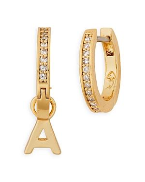 Kate Spade New York Tiny Twinkles A Charm Huggie Hoop Earrings