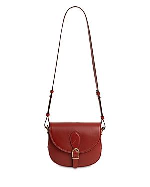 Gerard Darel Lucie Leather Saddle Bag