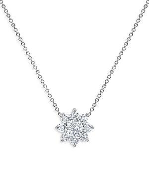 Unique Designs 14k White Gold Diamond Star Pendant Necklace, 18 (64% Off) - Comparable Value $10,995