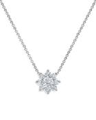 Unique Designs 14k White Gold Diamond Star Pendant Necklace, 18 (64% Off) - Comparable Value $10,995