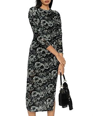 Ted Baker Alicah Devore Mesh Midi Dress