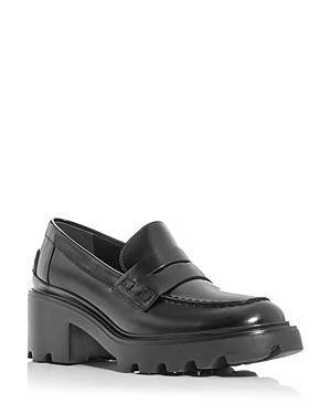 Tod's Women's Block Heel Penny Loafers