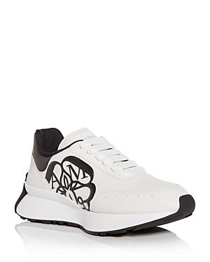 Alexander Mcqueen Men's Sprint Color Block Retro Runner Low Top Sneakers