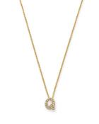 Roberto Coin 18k Yellow Gold & Diamond Initial Q Love Letter Pendant Necklace, 16-18