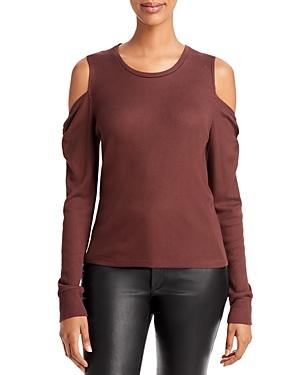 Lna Sophie Cold Shoulder Thermal Top