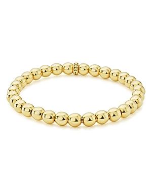 Lagos Caviar Gold Collection 18k Gold Beaded Bracelet, 6mm