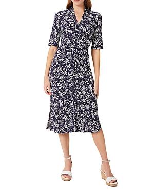 Hobbs London Hatty Foliage Print Dress