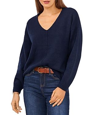 Vince Camuto V Neck Cozy Sweater