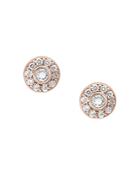 Bloomingdale's Diamond Bezel Circle Stud Earrings In 14k Rose Gold, 0.50 Ct. T.w. - 100% Exclusive