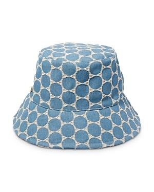 Lele Sadoughi Dot Eyelet Bucket Hat