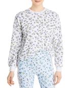 Aqua Floral Print Sweatshirt - 100% Exclusive