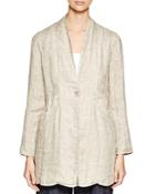 Eileen Fisher Petites Stand Collar Jacket