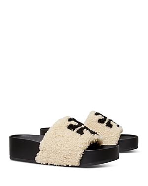 Tory Burch Women's Double T Platform Slide Sandals