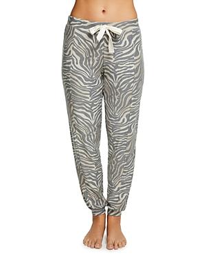Chaser Slouchy Zebra Print Jogger Pants