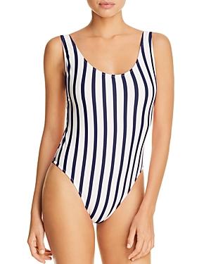 Milly Deep Side Scoop One Piece Swimsuit