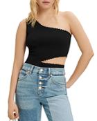 Maje Momento One Shoulder Bodysuit