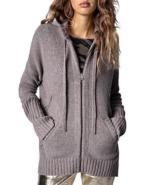 Zadig & Voltaire Salma Zip Hooded Cardigan