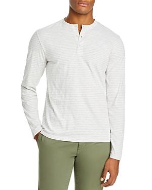 Vince Slim Fit Striped Pima Henley