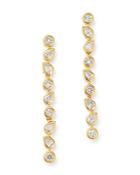 Bloomingdale's Diamond Bezel Fancy-cut Drop Earrings In 14k Yellow Gold, 1 Ct. T.w. - 100% Exclusive