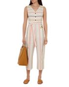 Ted Baker Colour By Numbers Peruue Striped Jumpsuit